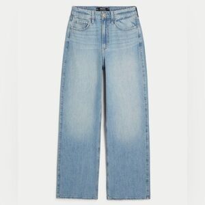 Womens ULTRA HIGH-RISE MEDIUM WASH DAD JEANS size 18S